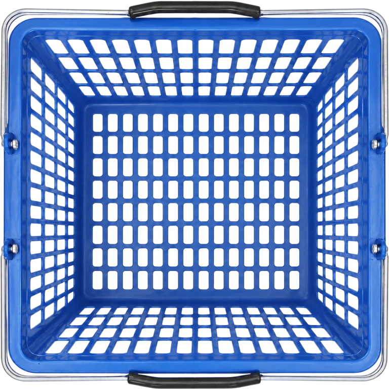Korb „Blau“, von oben gesehen